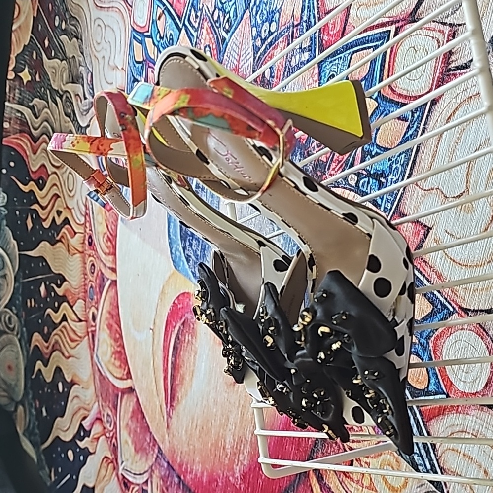 Multi print Betsy Johnson heels - Picture 7 of 8